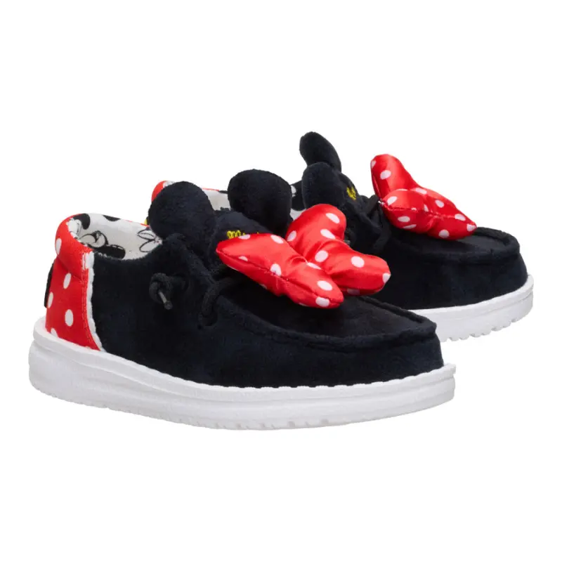 HEYDUDE Disney Minnie Mouse Wendy Toddler – Black/Red online