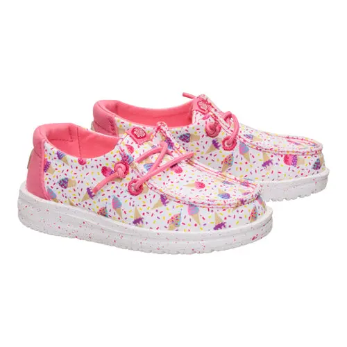 HEYDUDE Wendy Toddler Ice Cream Social – White/Multi online