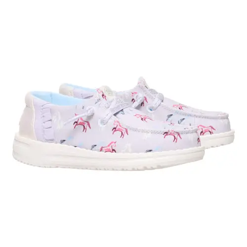 HEYDUDE Wendy Toddler Unicorn Sparkle – Lilac online
