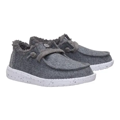 HEYDUDE Wendy Youth Wool Cozy – Charcoal online