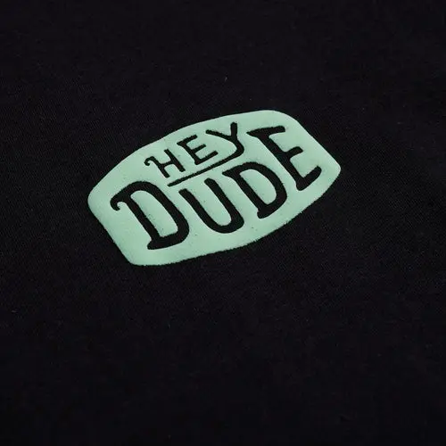 HEYDUDE Duuuuuude Tee – Black/Mint online