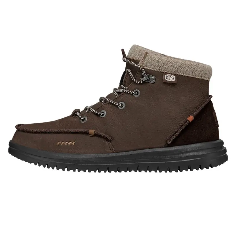 HEYDUDE Bradley Leather Boot – Brown online