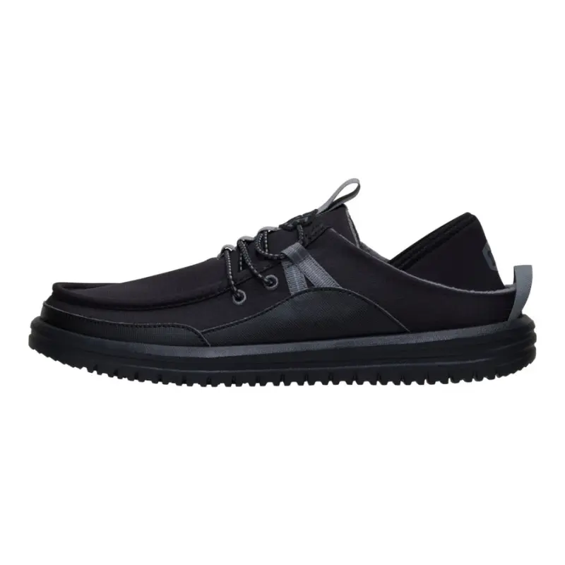 HEYDUDE Bradley Blipper Nylon – Black/Black Oyster online