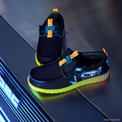 HEYDUDE Wally Back To The Future Time Machine – Black/Multi online