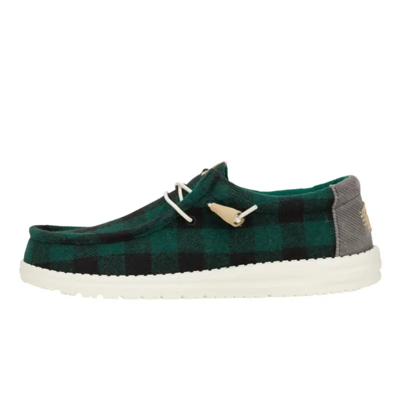 HEYDUDE Wally Buffalo Plaid – Hunter Green online