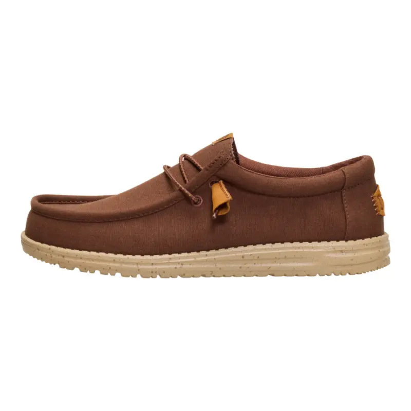 HEYDUDE Wally Canvas – Brown online