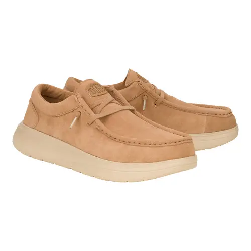 HEYDUDE Wally Comf Suede – Tobacco Brown/Irish Cream online