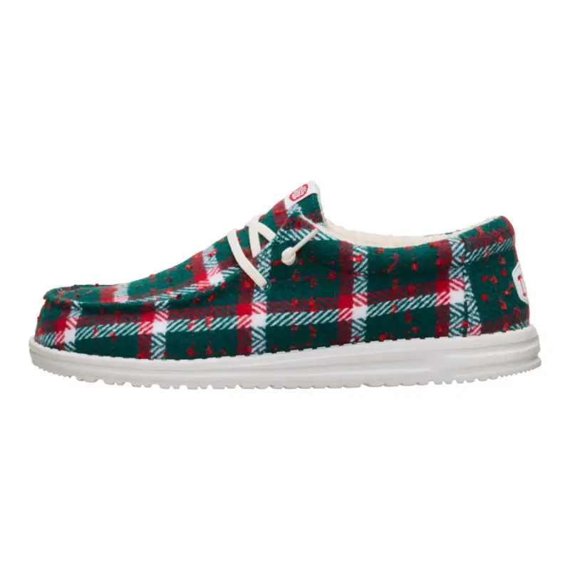 HEYDUDE Wally Confetti Plaid Cozy – Red/Green/Multi online