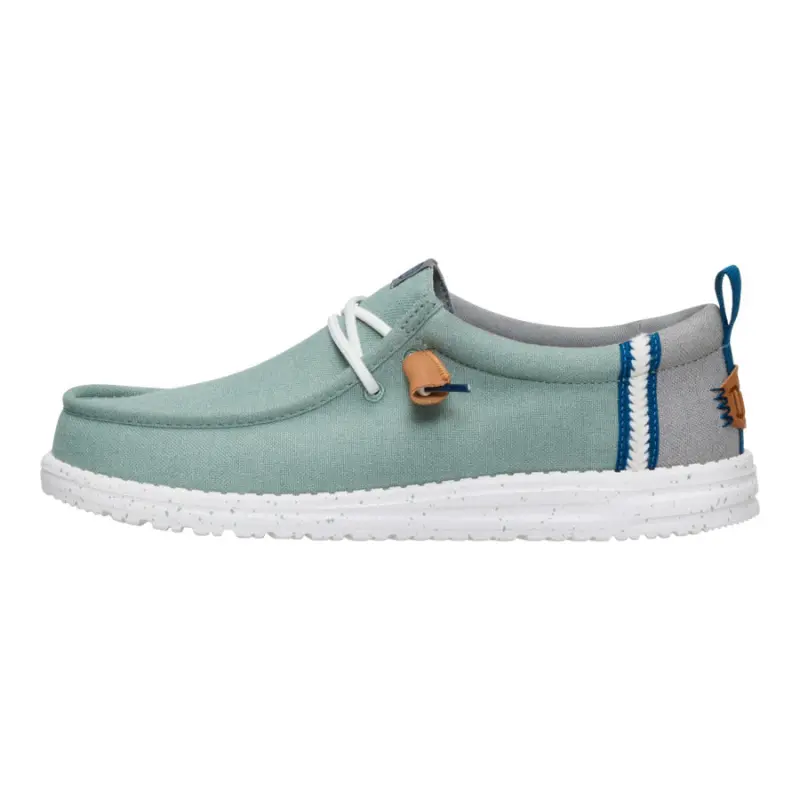 HEYDUDE Wally Craft Linen – Iceberg Green/Moon Grey online