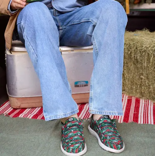 HEYDUDE Wally Fishmas Sweater – Pine Green/Multi online