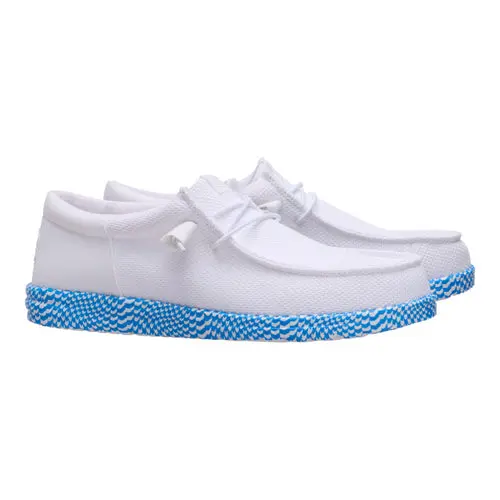 HEYDUDE Wally Funk Warped Geo – White/Brilliant Blue online