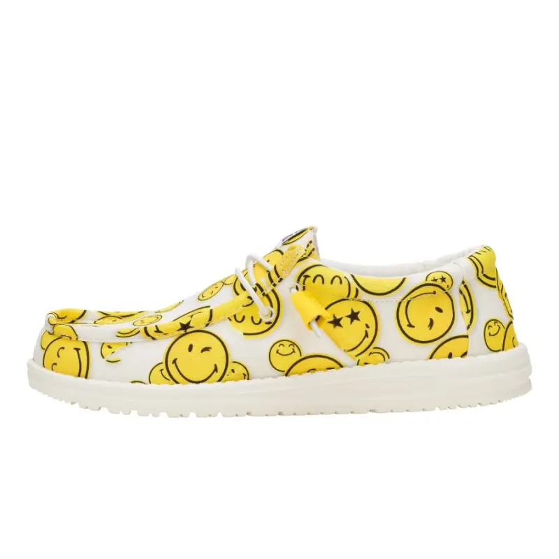 HEYDUDE Wally SMILEYWORLD® – Smiley White/Yellow online
