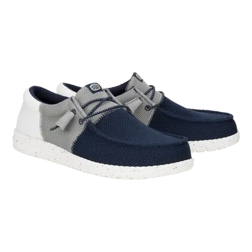 HEYDUDE Wally Tri Varsity Mesh – Navy/Grey online