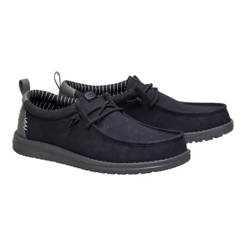 HEYDUDE Wally Vintage Classic – Black Oyster/Black online