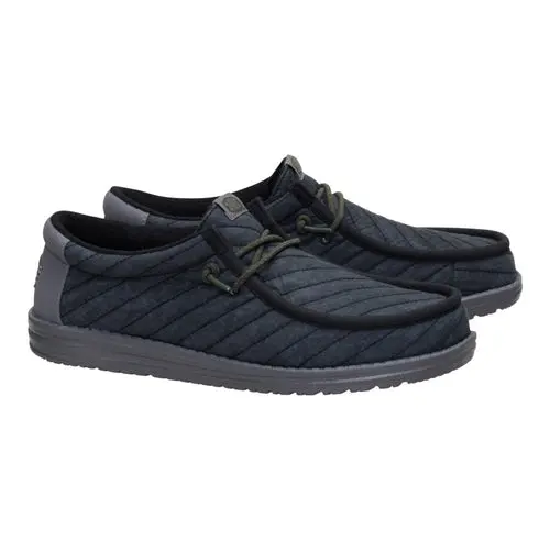 HEYDUDE Wally Washed Quilt – Black/Grey online