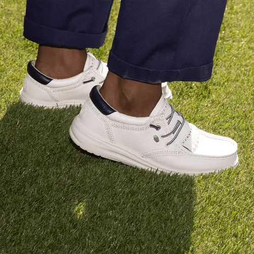 HEYDUDE Wally Golf Classic – Golf White/Navy Blazer online