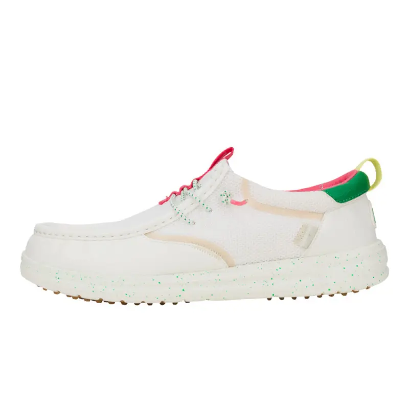 HEYDUDE Wally Golf Essentials – White/Wood Ash online