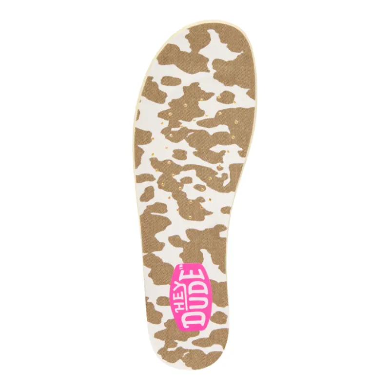 HEYDUDE Brown Cow Insoles – Brown/Cow online