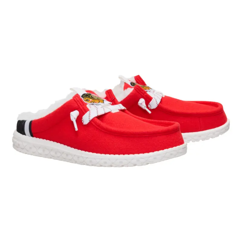 HEYDUDE NHL® Chicago Blackhawks® Wally Slip – Varsity Red/Black online