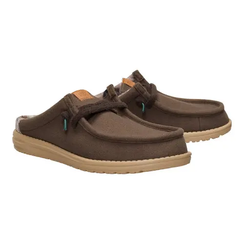 HEYDUDE Wally Slip Cozy Plaid – Major Brown/Multi online