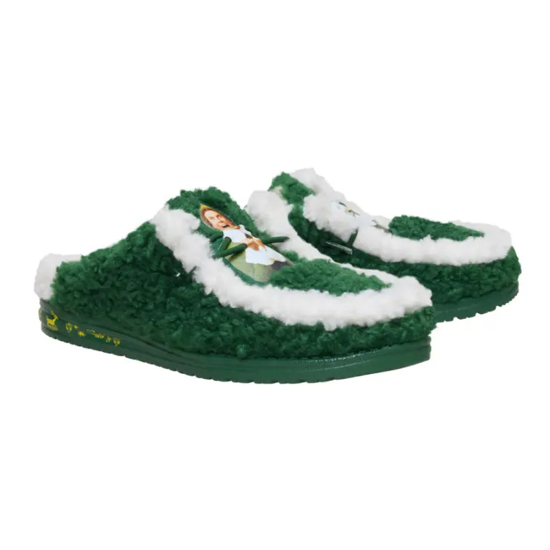 HEYDUDE Wally Slipper Buddy The Elf – Pine Green/Winter Green online