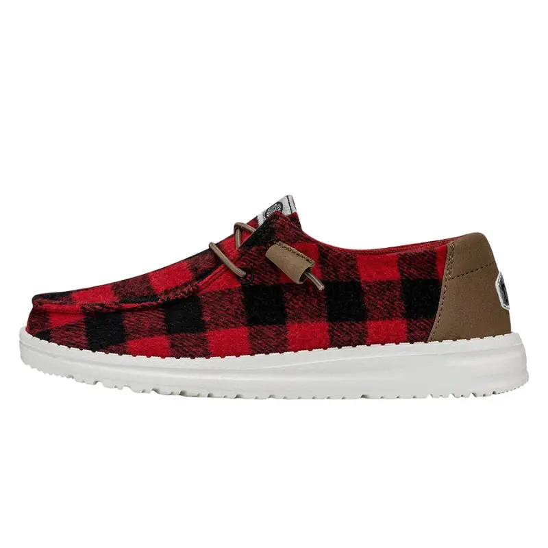 HEYDUDE Wendy Buffalo Plaid – Red and Black Plaid online