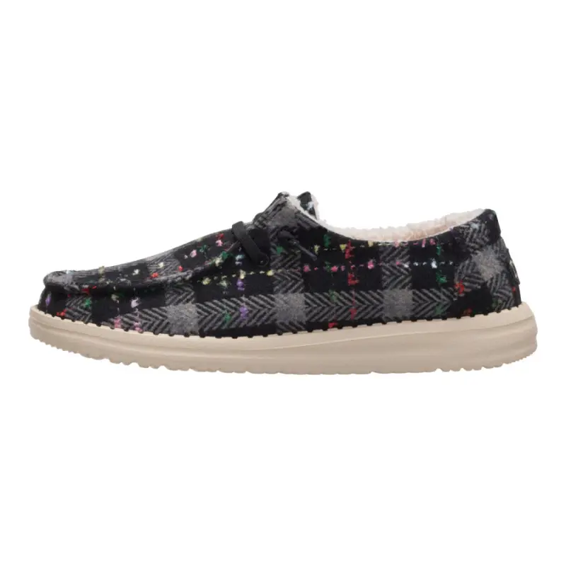 HEYDUDE Wendy Confetti Plaid Cozy – Black/Multi online