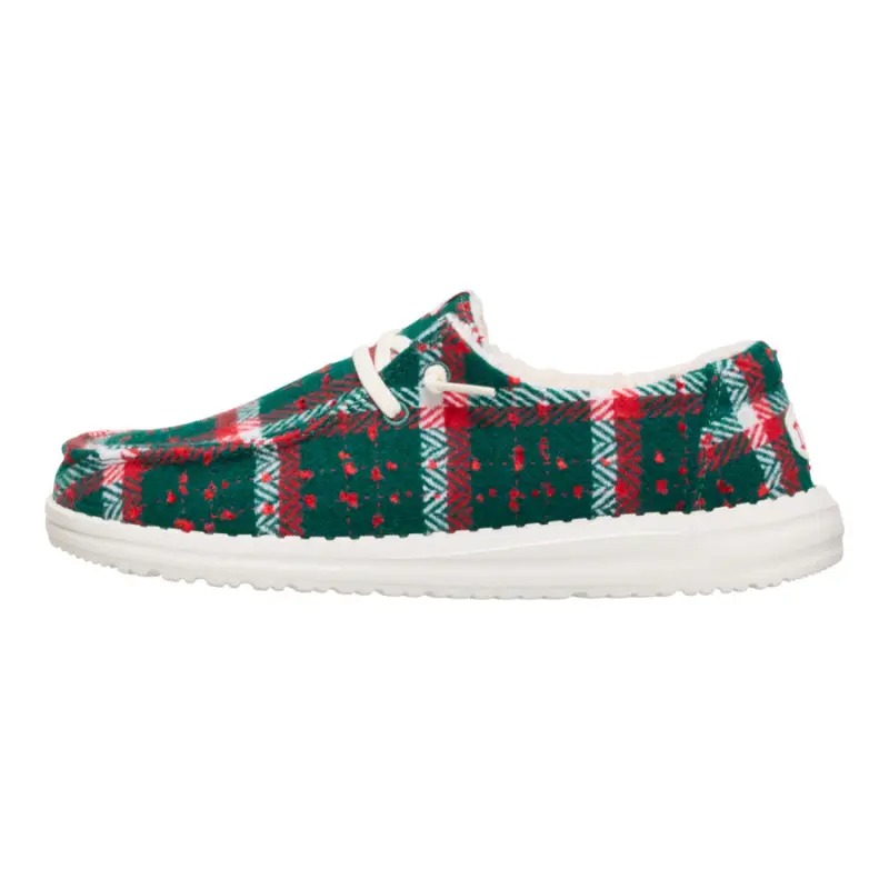 HEYDUDE Wendy Confetti Plaid Cozy – Red/Green/Multi online