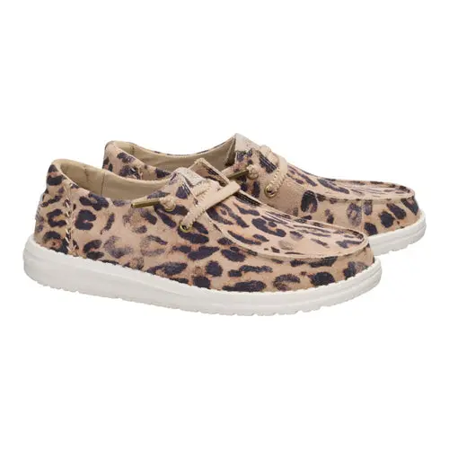 HEYDUDE Wendy Craft Suede – Taupe Leopard online