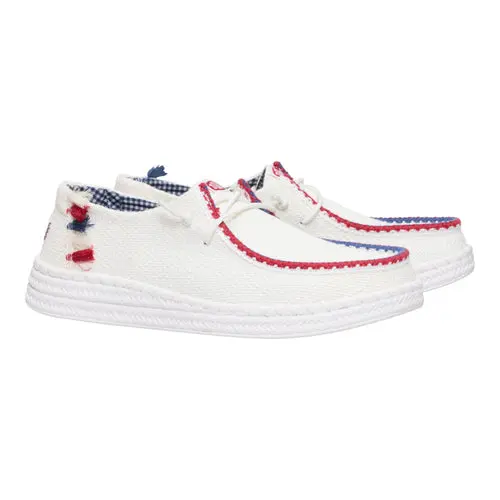 HEYDUDE Wendy Espadrille Americana – White online