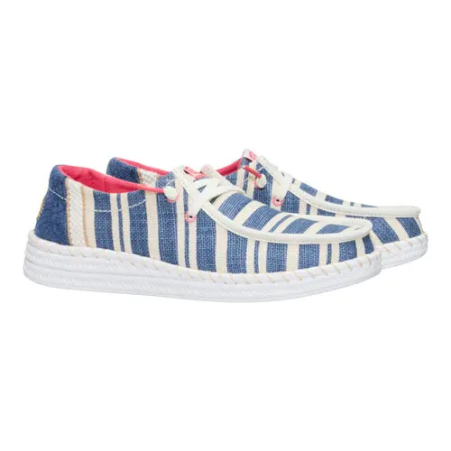 HEYDUDE Wendy Espadrille Coast – Navy/White online