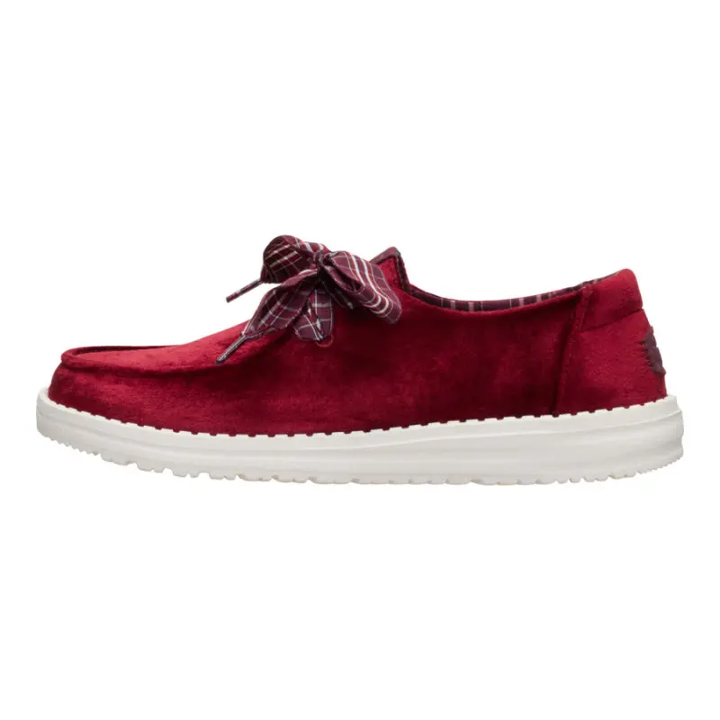 HEYDUDE Wendy Holiday Bow – Burgundy online