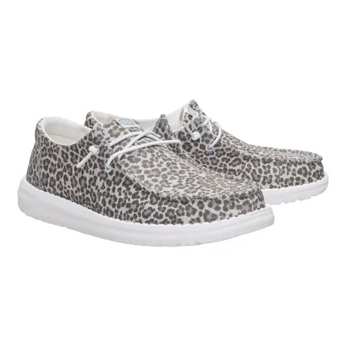 HEYDUDE Wendy Luxe Leo – White/Black online