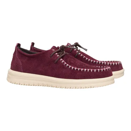 HEYDUDE Wendy NXT Moc – Fig Purple/Wood Ash online