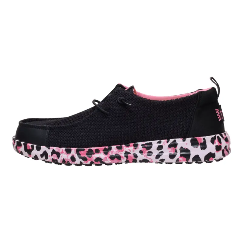 HEYDUDE Wendy Work CE Leopard – Black/Pink Leopard online