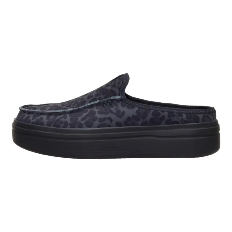 HEYDUDE Austin Lift Suede Animal – Black Leopard online