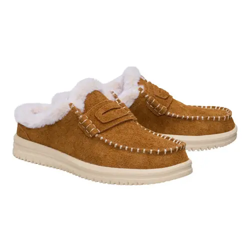 HEYDUDE Wendy NXT Mule Cozy – Spice Brown/Wood Ash online