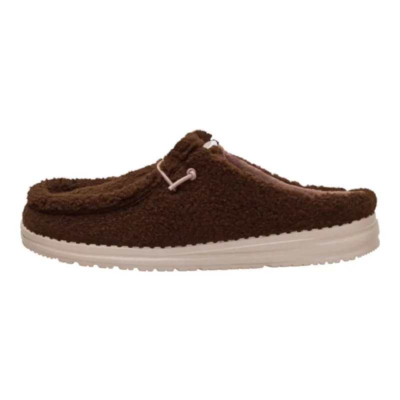 HEYDUDE Wendy Slip Sherpa – Dark Brown online