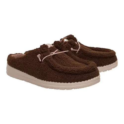HEYDUDE Wendy Slip Sherpa – Dark Brown online