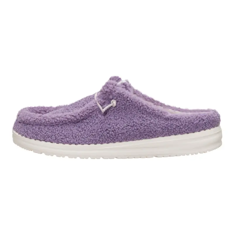 HEYDUDE Wendy Slip Sherpa – Purple Ash online